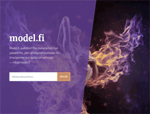 Tablet Screenshot of model.fi
